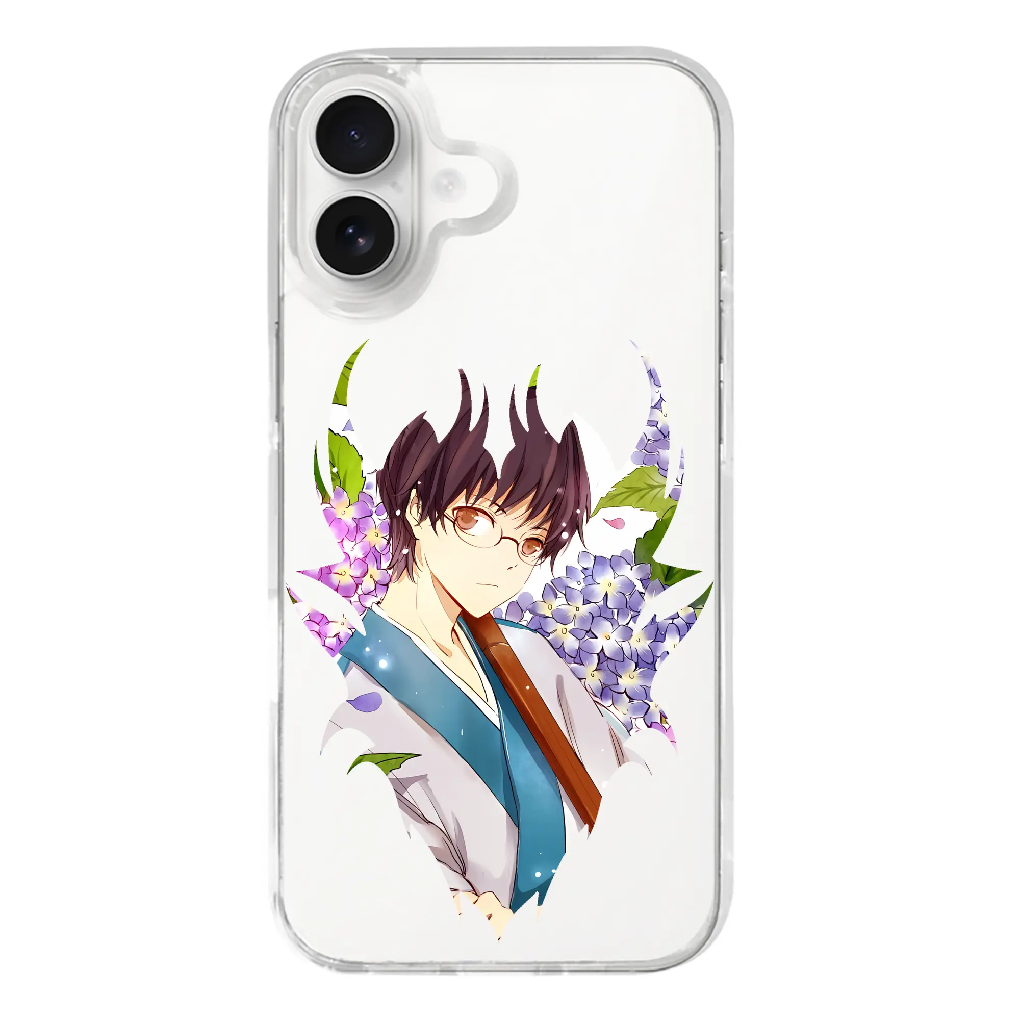 銀魂 グッズ 志村 新八 - iPhone 17シリーズ 透明スマホケース – 薄型・耐衝撃・精密フィット保護カバー